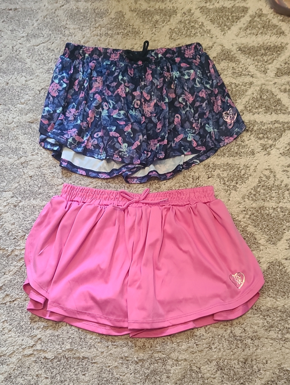 2 for $25 - Body Glove Girls 6 Pink & Purple Skorts - 2 Pairs